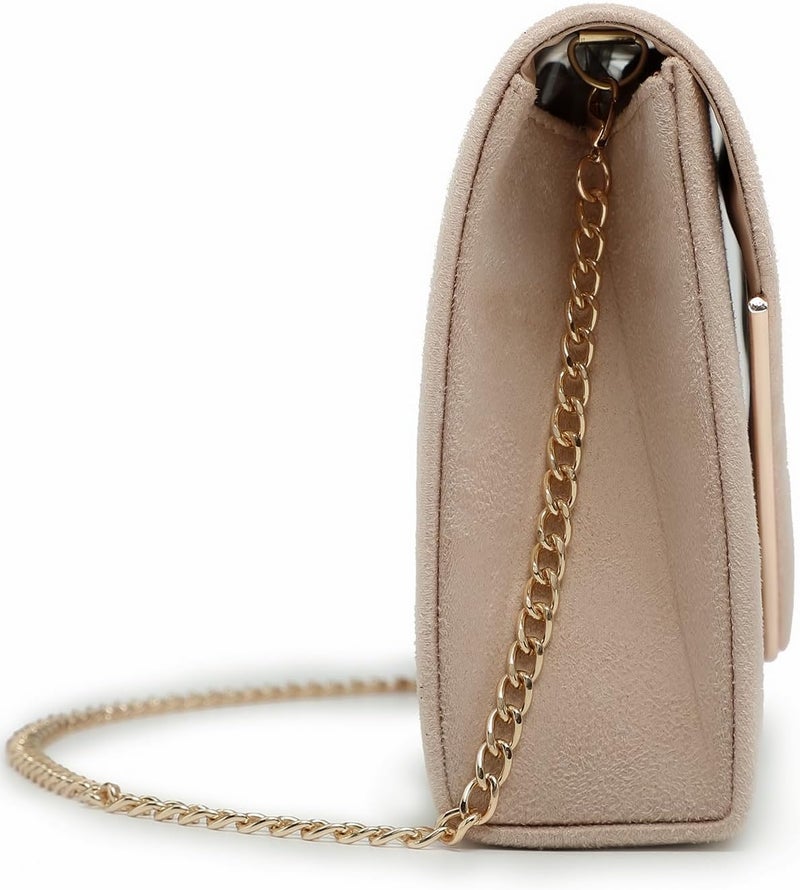 DASEIN Women Faux Suede Evening Clutch Bags Formal Party Clutches Wedding Purses Cocktail Prom Clutches - Image 3